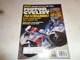 August  1987 Motorcyclist  Magazine - $10.89