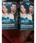 Splat Pure Sapphire Blue Color Semi Permanent Hair Dye Kit LOT OF 2 BOXES - $314.61 MXN