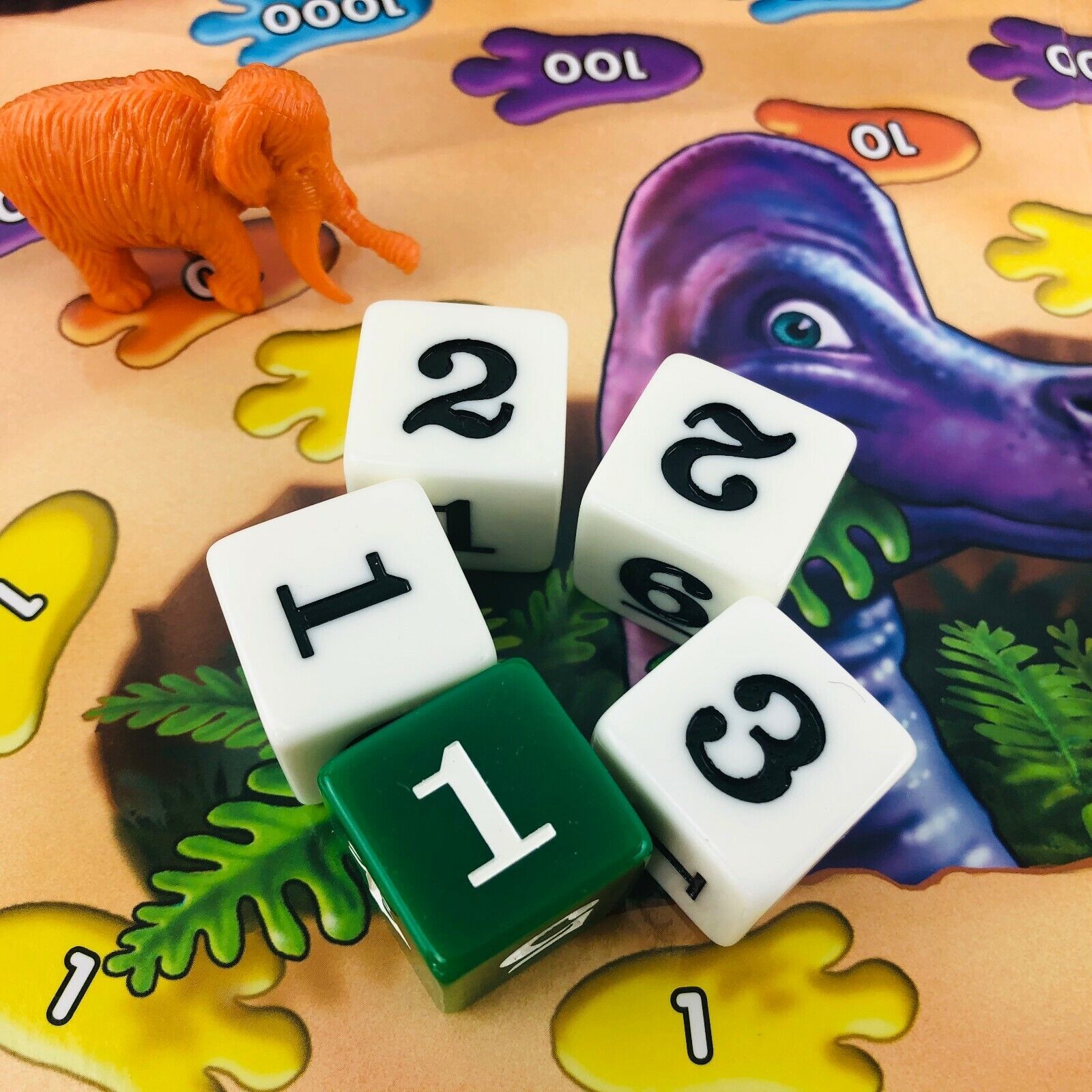 Learning Resources Dino Math Tracks Board Game Dinosaurs - Other ...