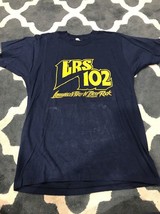 Vintage Lrs 102 Fm Hombre Grande Tshirt-Original Estación Shirt-Very Raro - £225.30 GBP