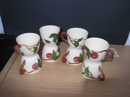 8 Franciscan Apple Tea Cups Vintage Tea Coffee Cups - £43.53 GBP