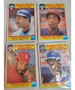 Vintage 4 Sealed Packs 1986 Baseball Cards Quaker Chewy Granola  Winfiel... - £16.26 GBP