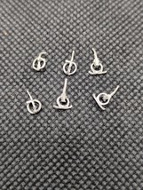 (6) WWII Micro Armour Tank Turret Metal Miniature Bits 1/285 Scale - $147.65 MXN