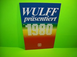 Gunter Wulff Rotomat Goldmedaille Original Slot Machine Flyer German Text Rare - £18.44 GBP