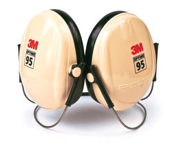 3M Ear Peltor Optime 95 Behind-The-Head Earmuffs 21NRR Beige/Black (MMMH6BV) - £44.65 GBP