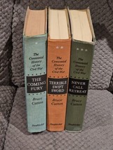 Centennial History of the Civil War ~ 3 vol set ~ Bruce Catton ~ HC ~ 1961-1965 - £29.52 GBP