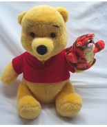 Fisher-Price SHOWTIME POOH BEAR W/ TIGGER HAND PUPPET 11&quot; TALKING Electr... - $564.28 MXN