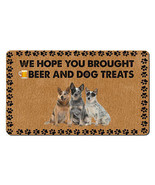 Funny Australian Cattle Dogs Doormat Beer And Dog Treats Mat Gift For Do... - £30.92 GBP