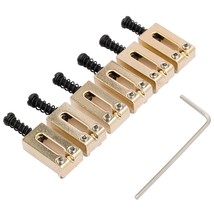 Pro 10.5Mm Stainless Steel Modern Guitar Tremolo Bridge Saddles For Fender Strat - £37.23 GBP