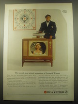 1959 RCA Victor Television Ad - prized possession of Leonard Warren - £11.93 GBP