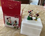 RARE Disney Dept 56 Mickey’s Merry Christmas A Gift From Mickey VGC w box - £42.00 GBP