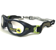 Rec Specs Athletic Goggles Frames HELMET SPEX 638 Matte Navy Blue Strap ... - £51.02 GBP