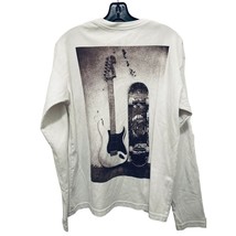 OSKIN Large FENIX White Sweatshirt Guitar logo on the back - $369.95 MXN
