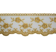 Tulle Lace Ribbon 7Cm Sweet Trims MAG1046 Trimming Edge - $2.48