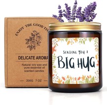 Uokpt Lavender Scented Candle Gifts For Women: Unusual Friendship Gift For Best - £33.25 GBP