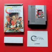Nintendo NES Contra Game with Rev-A Box &amp; Manual Works - £161.58 GBP
