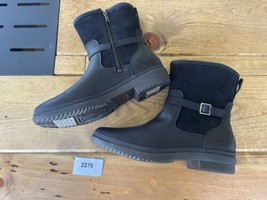 UGG Womens Zemira Black Ankle Boots - Black - Size 9 - $88.11