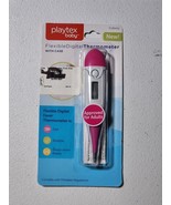 Playtex Baby Flexible Digital Thermometer w/ Case - PINK - PL85432 - £5.56 GBP