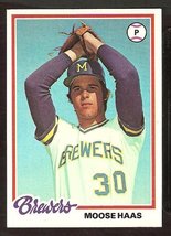 Milwaukee Brewers Moose Haas 1978 Topps # 649 Vg - £0.39 GBP