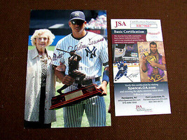 Julia Ruth Stevens With Alex Rodriguez Ruth&#39;s Daughter Signed Auto Photo Jsa - £93.08 GBP
