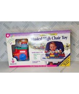 Vintage NOS  1996 Kids II Musical Highchair Train Baby Toy Teddy Bear Ex... - $69.25