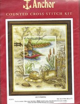 SALE-FRESSHIPPING!!! &quot;Out Fishing&quot; - Anchor Counted Xstitch Kit - £15.48 GBP