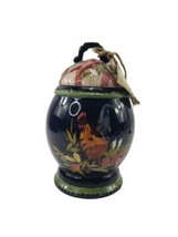 Tracy Porter Blue The Stonehouse Farm Collection Canister Cookie Jar W Lid - $25.73