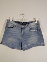 Lucky Brand Girls Shorts 14 Riley Denim Stretch Cuffed Light Wash 5 Pocket - $10.89