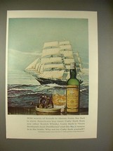 1966 Cutty Sark Scotch Whisky Ad - Scores of Brands - $18.49