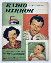 VTG Radio &amp; TV Mirror Magazine June 1949 The Dennis Day Family No Label - £15.09 GBP