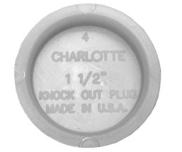 Charlotte Pipe Schedule 40, 1-1/2” PVC DWV Test Cap - £1.75 GBP