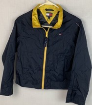 Vintage Tommy Hilfiger Jacket Windbreaker Full Zip Girls Youth Large 90s - £23.44 GBP