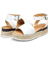 Vepose Women&#39;s 00A Espadrilles Sandals Wedge Platform Size 9 - £23.62 GBP