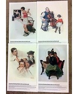 Norman Rockwell Poster Reprints - Set of 4 - 17 x 11 Each - $28.05