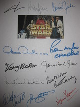Star Wars Holiday Special Signed Film TV show Movie Screenplay Script Autograph  - £16.02 GBP
