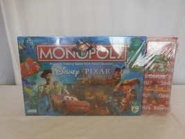 Hasbro Gaming  Disney Pixar Edition Monopoly w/ bonus Buzz &amp; Woody NIP VHTF - £63.37 GBP