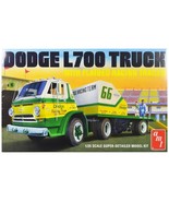 Skill 3 Model Kit 1966 Dodge L700 Truck with Flatbed Racing Trailer 1/25... - £56.99 GBP