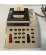 Sharp EL-1057 Desktop Calculator Two-Color Printing Vintage Office ELSI-... - $22.91 CAD