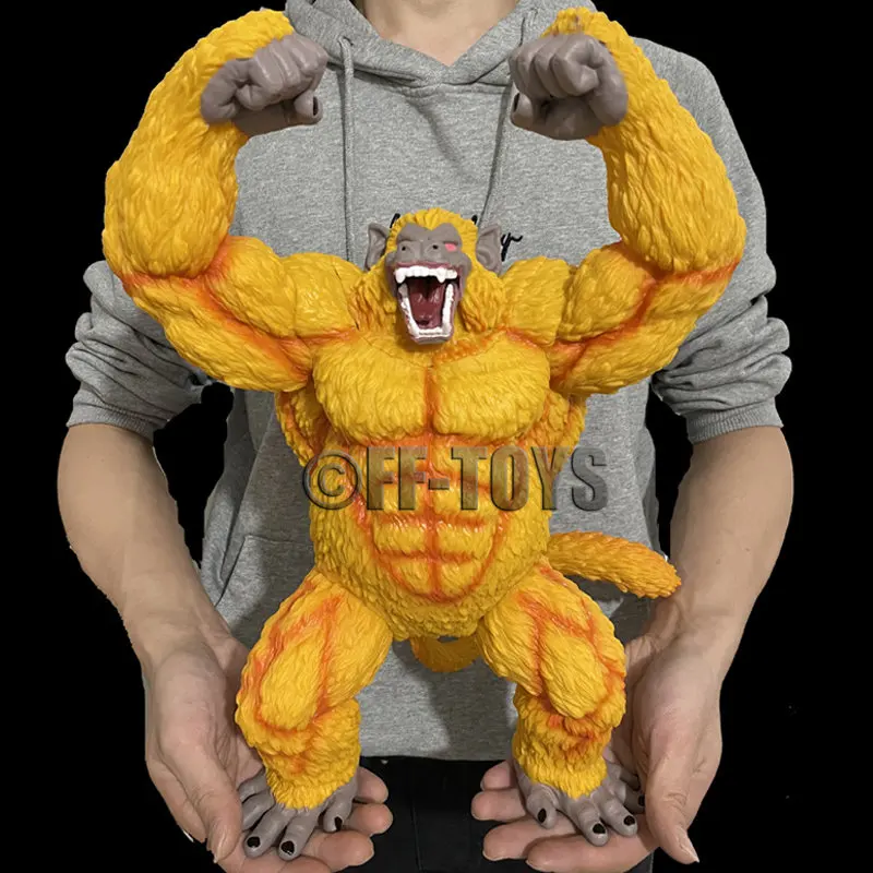 40CM Anime Dragon Ball Great Ape Figure Golden Great Ape Ozaru Vegeta PV... - $72.95