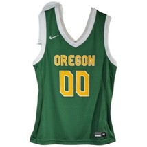 Oregon Ducks Womens Track Jersey Size Medium Green NCAA Basketball Nike Tank Top - £19.70 GBP