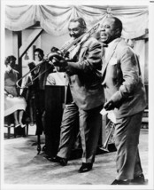 Louis Armstrong performing with his band 8x10 inch photo - £9.25 GBP