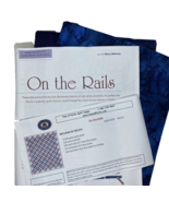 Fons &amp; Porter "On the Rail" Quilt Kit Blue/Red New in Package - $56.99