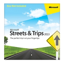 Microsoft Streets &amp; Trips 2013 - 5 PC&#39;s - Digital Download - £15.88 GBP