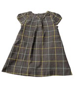 Jacadi Paris Toddler Plaid Dress Size 18M Black/Yellow/Blue - $39.80 CAD