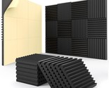 The 12 Pack Of Self-Adhesive Acoustic Panels Measures 1&quot; X 12&quot; X 12&quot; And - $38.94