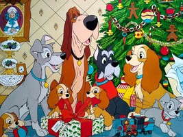 Disney Lady And The Tramp Original Poster Licensed Wall Art Christmas Gifts &#39;70s - $8.36