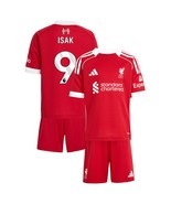 New #9 Isak 2025-26 Liverpool Youth Home Kids Shirt Shorts Kit TopJersey... - $861.58 MXN