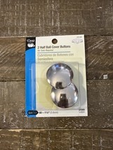Drtiz Half Ball Cover Buttons 2 Pack Size 60 - 1 1/2&quot; Brass No Tools Req... - $219.39 MXN