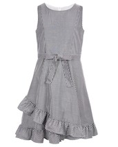 Us Angels Big Kid Girls Striped Ruffle Dress 12 - £27.96 GBP