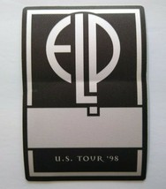 ELP Backstage Pass Original &#39;98 Concert Tour Prog Rock Music Emerson Lake Palmer - £16.32 GBP
